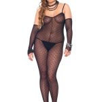 Mini Daisy Bodystocking W/Attached Sleeves Pl