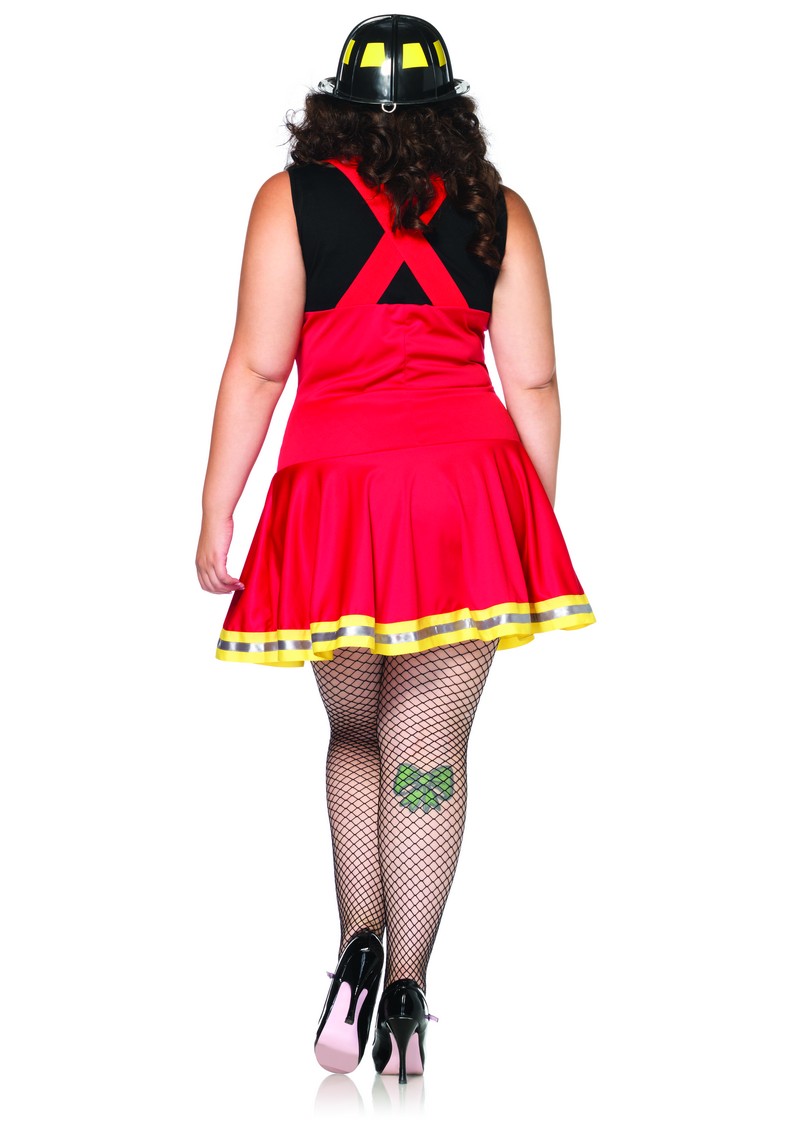 Hot Fire Girl Costume Plus Size